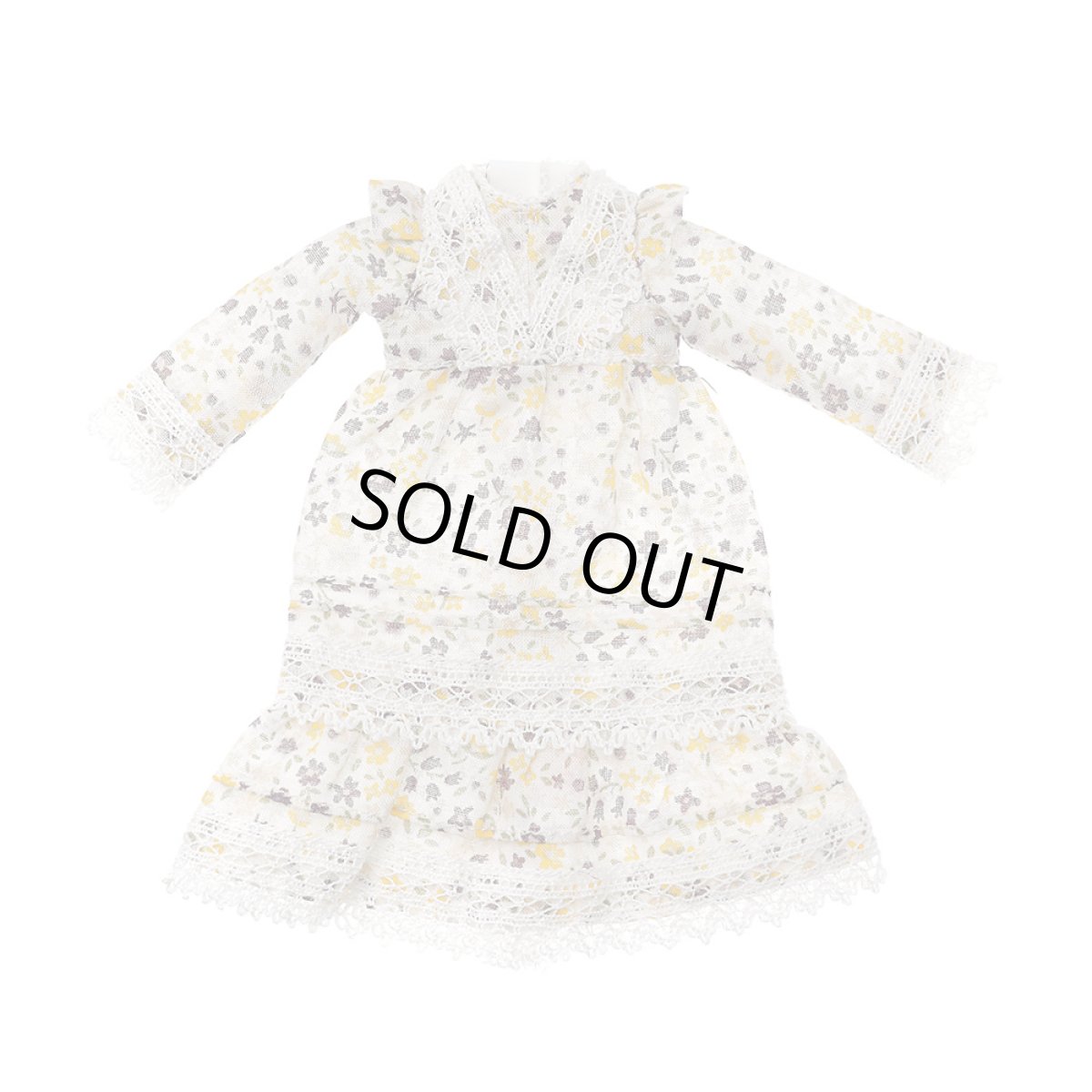 画像1: うさぎぃティードレス　バターカップ (1)