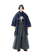 画像1: 六分の一男子図鑑 袴スタイル・蒼黒 エイト  (1)