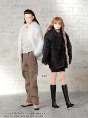 画像2: メンズシャギーカーディガン　ブラック (2)