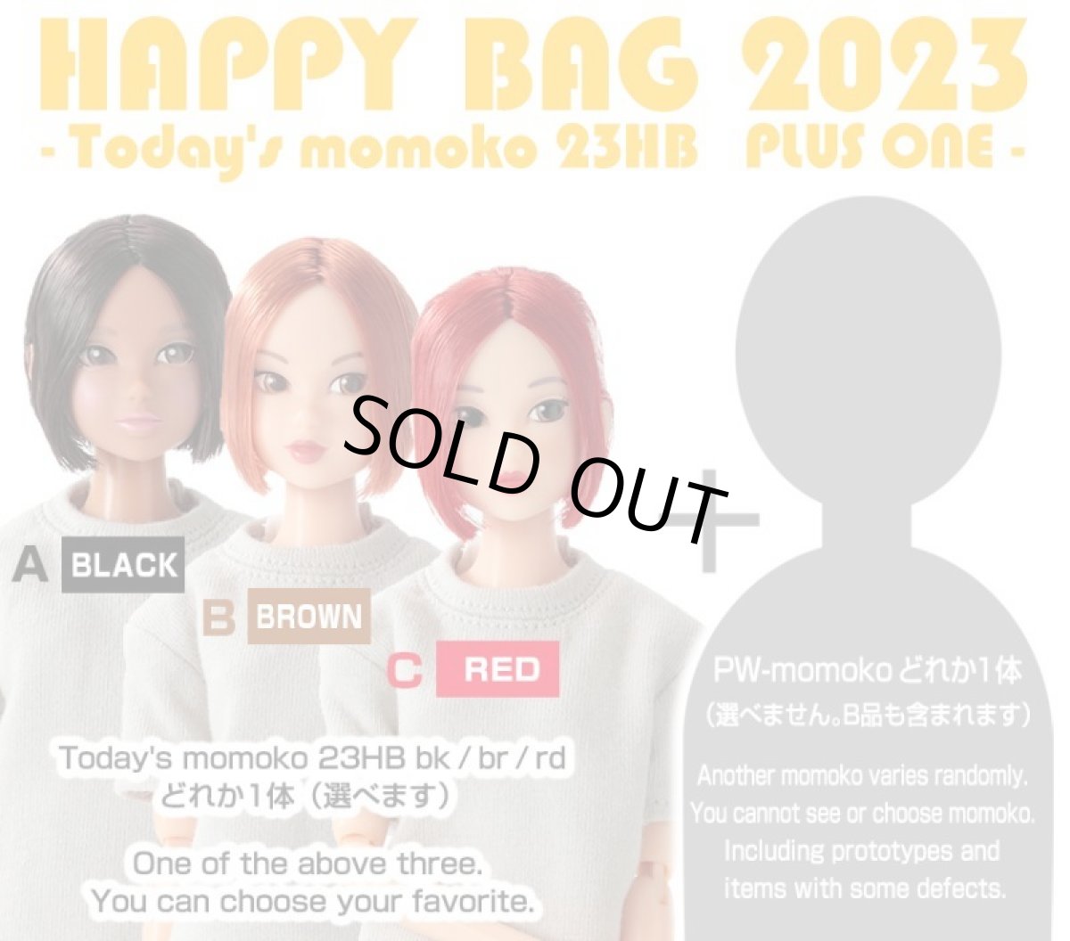 画像1: ★同梱不可★HAPPY BAG 2023 -Today's momoko 23HB PLUS ONE-【送料無料】 (1)
