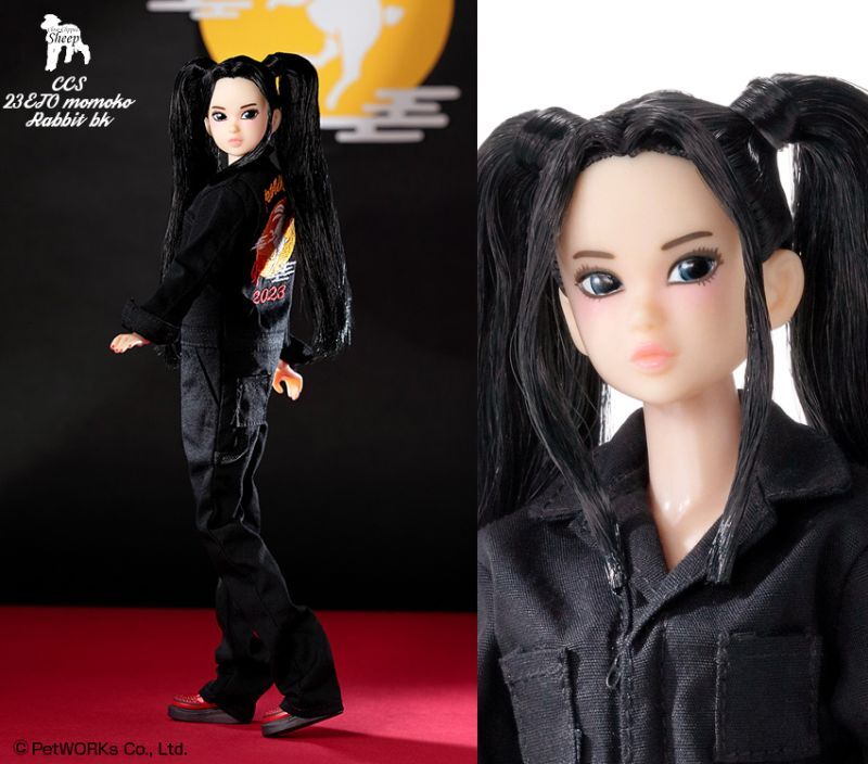 CCS 23干支 momoko petworks ヘッド 人形 新品 卯 BK | veganutris.com.br