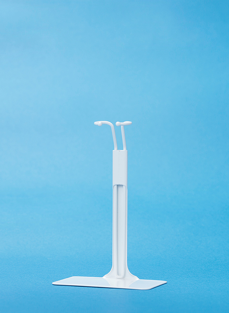 日本卓上開発 金属ドールスタンド（ショート）ホワイト
